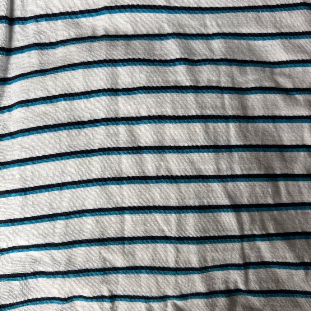 🌼5 For $25🌼 LOFT Navy and White Striped Tank Top Size M - Picture 7 of 8